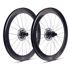 ERE GENUS II AE 65-R CARBON DISC WHEELSET SHIMANO HG11 BLACK/BLACK