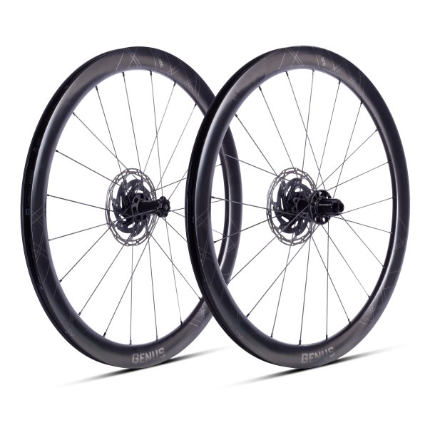 ERE GENUS II CL 45 CARBON DISC WHEELSET SHIMANO HG11 BLACK/BLACK