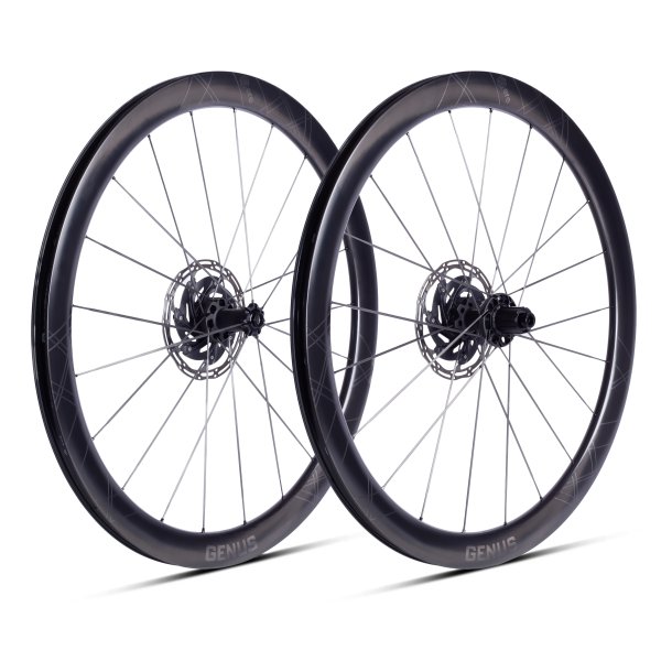 ERE GENUS II CL 45-R CARBON DISC WHEELSET SHIMANO HG11 BLACK/BLACK