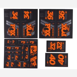 FOX Decal 19 Heritage, Fork &amp; Shock Kit, Orange
