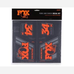 FOX Decal 19 Heritage, Fork & Shock Kit, Orange