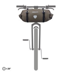 ORTLIEB Handlebar-Pack Flex, 9L, dark sand