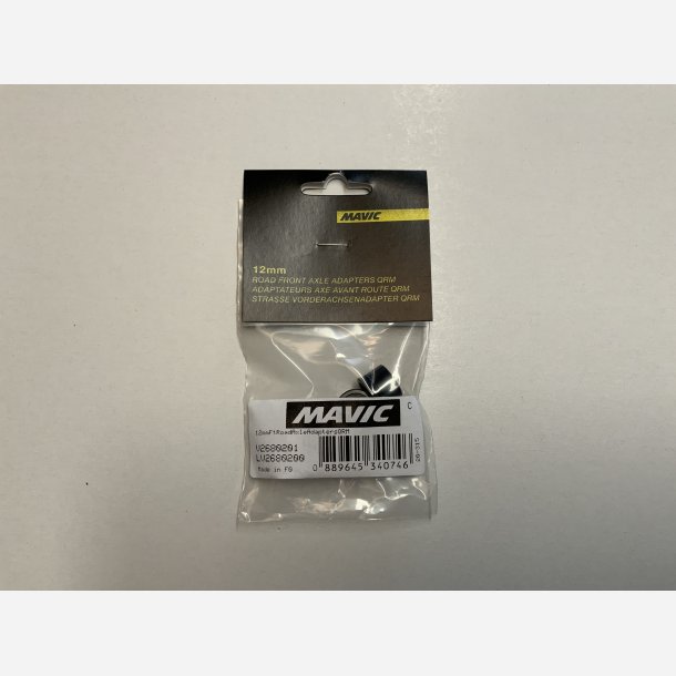 MAVIC 12mmFtRoadAxleAdaptersQRM