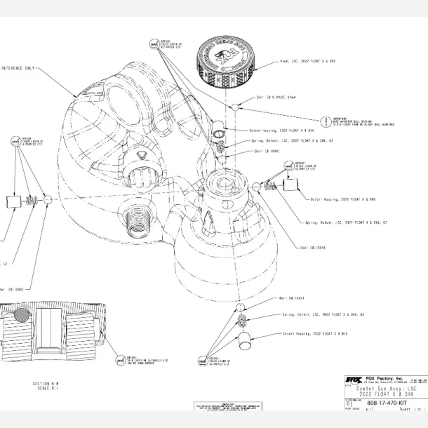 Service Set: Eyelet Sub Assy: LSC, 2022 FLOAT X &amp; DHX