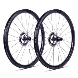 ERE TENACI GA 40 CARBON DISC GRAVEL WHEELSET SRAM XDR MATT BLACK/BLACK