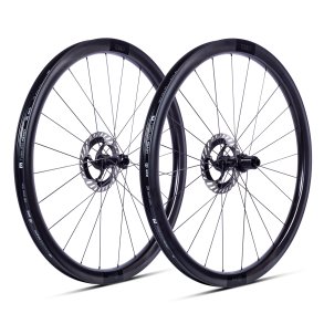 ERE TENACI GA 40 CARBON DISC GRAVEL WHEELSET SHIMANO HG11 MATT BLACK/BLACK