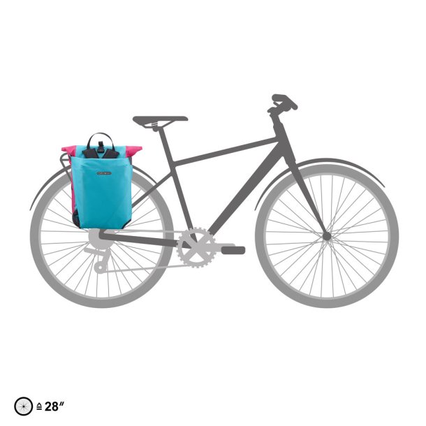 ORTLIEB Vario Cyber, QL2.1, 20L, cyber blue - cyber pink