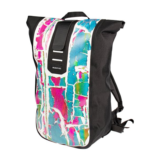 ORTLIEB Velocity Design &amp;apos;Peeling Paint&amp;apos;, 23L, white - black