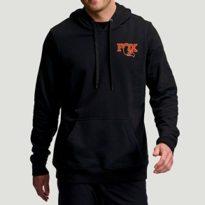 FOX Pullover Hoody, black, XXL