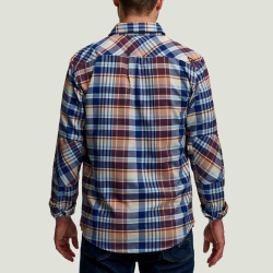 FOX Everyday Flannel LS, L, orange-blue
