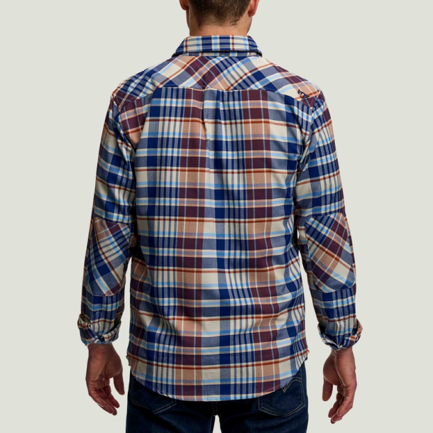 FOX Everyday Flannel LS, L, orange-blue