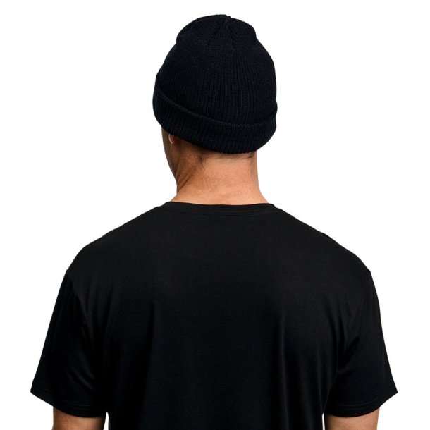 FOX Beanie Loose knit fisherman; black