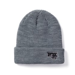 FOX Beanie Loose knit fisherman; grey
