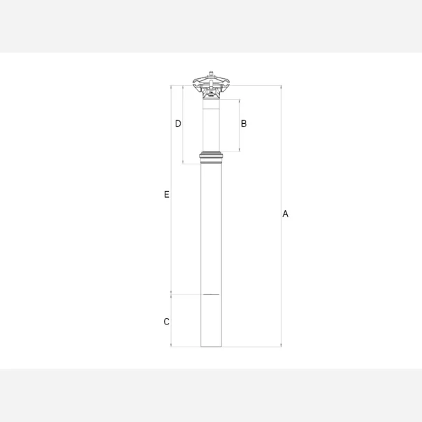 FOX 24 Transfer F-S K 31,6mm 100mm Internal