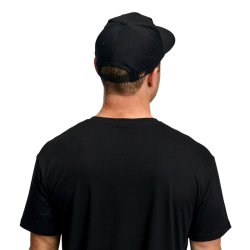 FOX Hat Patch Snapback; one size; black