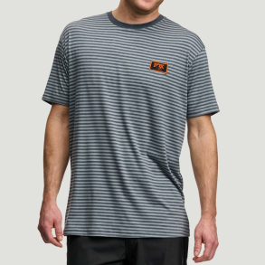 FOX TEE Striped SS, M, black