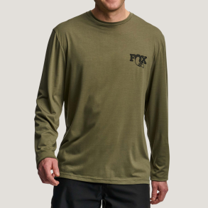 FOX TEE Textured LS, XL, green