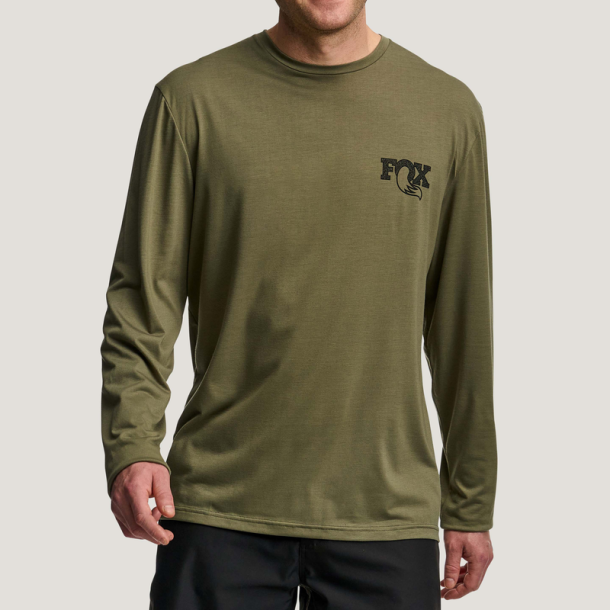 FOX TEE Textured LS, XL, green