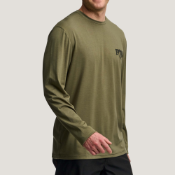 FOX TEE Textured LS, XL, green