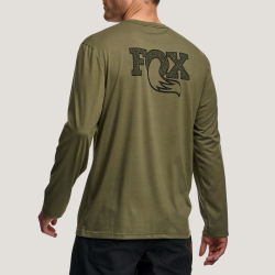 FOX TEE Textured LS, XL, green