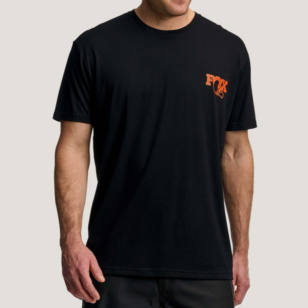 FOX TEE Textured SS, L, black