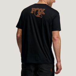 FOX TEE Textured SS, L, black