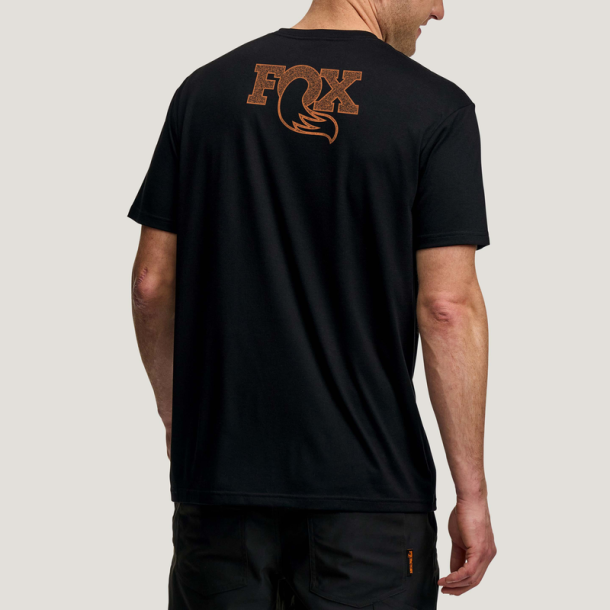 FOX TEE Textured SS, L, black