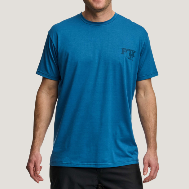FOX TEE Textured SS, L, blue