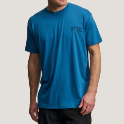 FOX TEE Textured SS, L, blue